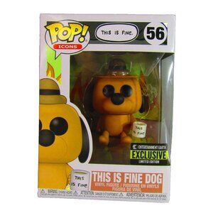Funko Pop! Vinyl This is Fine Dog Entertainment Earth Limited Edition #56